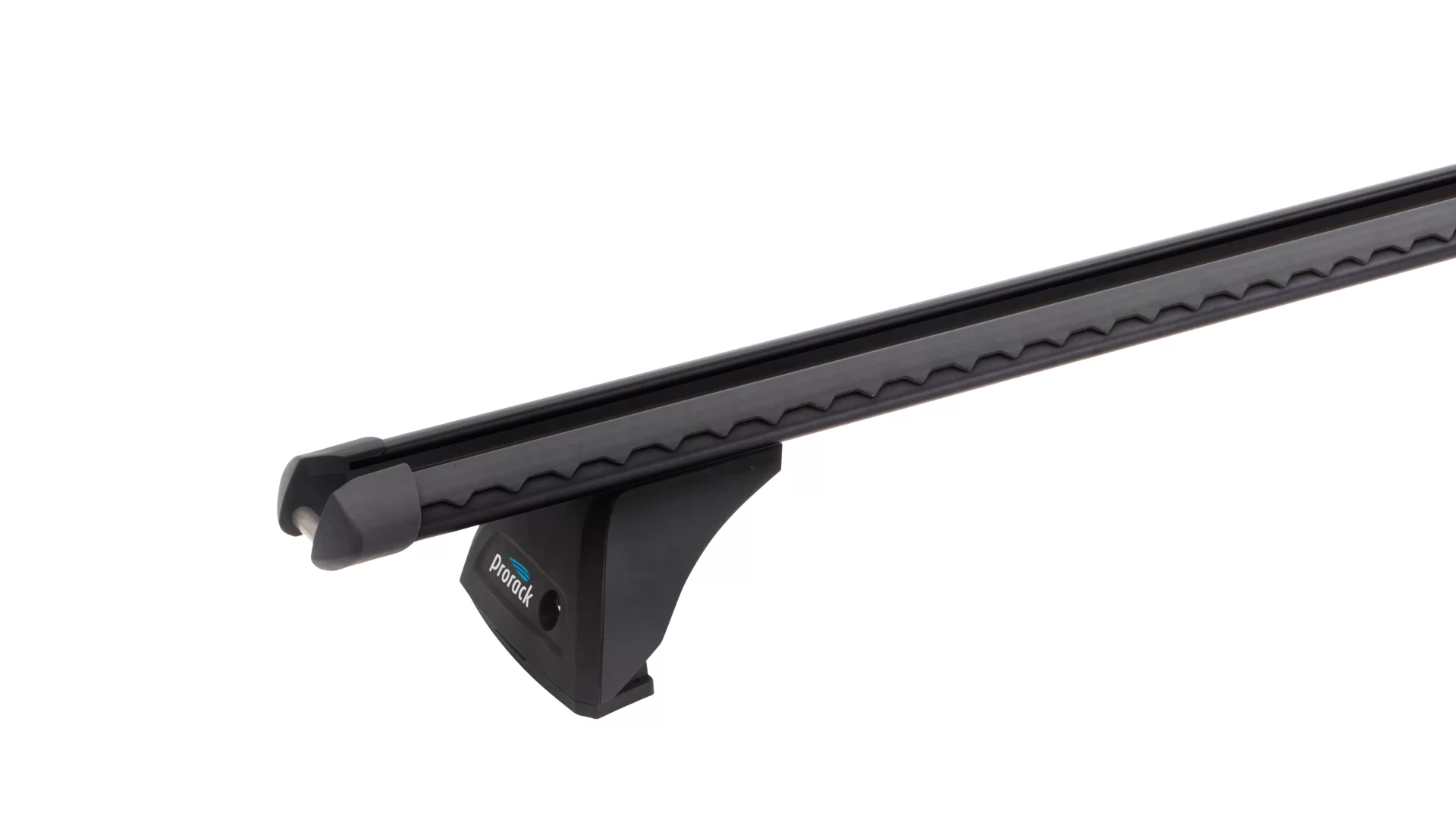 Prorack Heavy Duty Black 1 Bar Roof Rack for Great Wall V200 2dr Ute with Bare Roof (2011 to 2016) - Clamp Mount