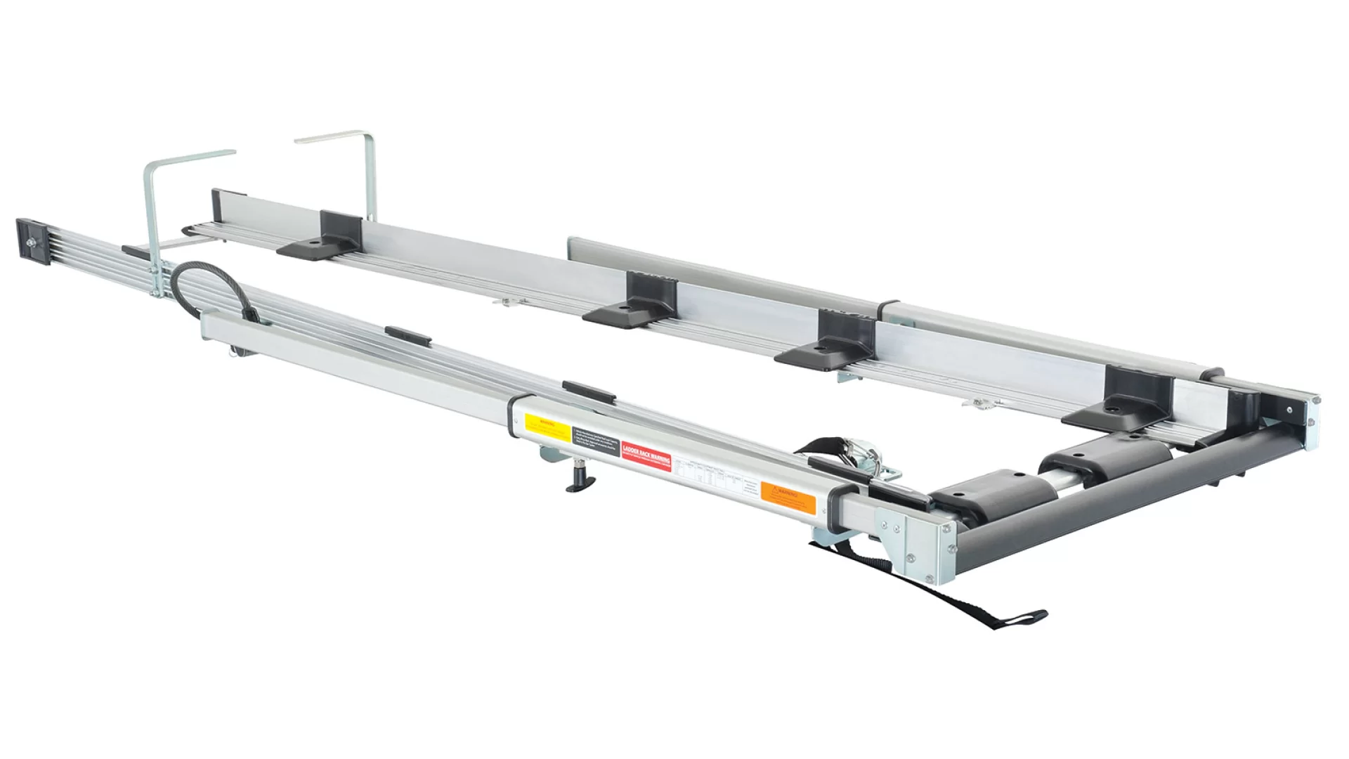 Rhino Rack JB1723 - Slide Out Ladder Loader (T7-SLRS) with Vortex Bars in Black for TOYOTA Rav 4 5dr SUV from 2019