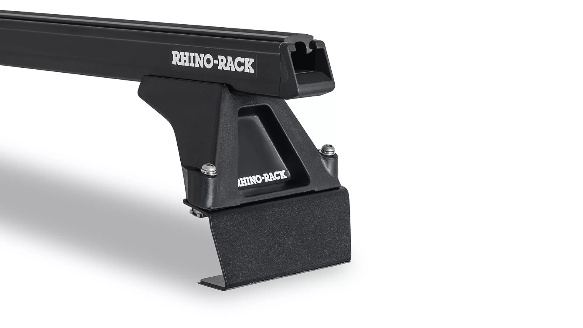 Rhino Rack JA1021 - Heavy Duty RLTF Black 2 Bar Roof Rack for ISUZU F-Series 2dr 2dr Truck from 1986