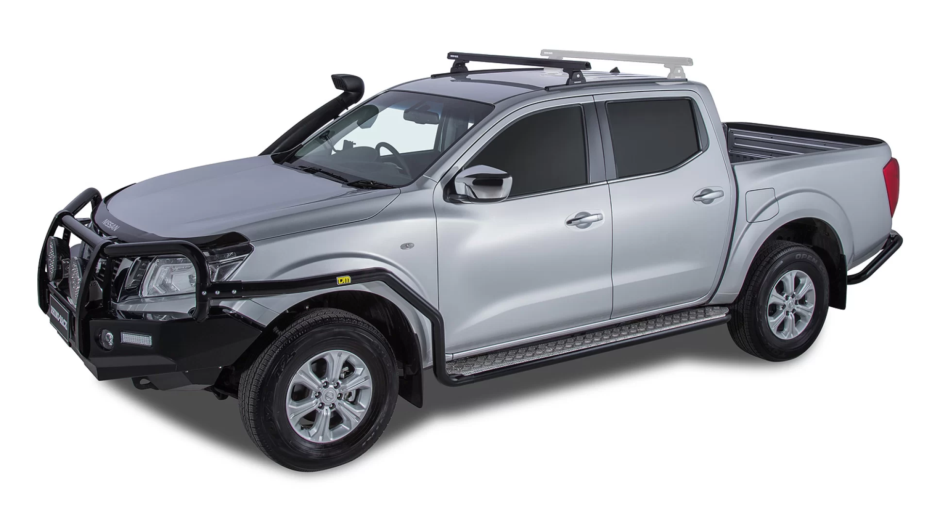 Heavy Duty RLT600 Black 1 Bar Roof Rack | Rhino-Rack