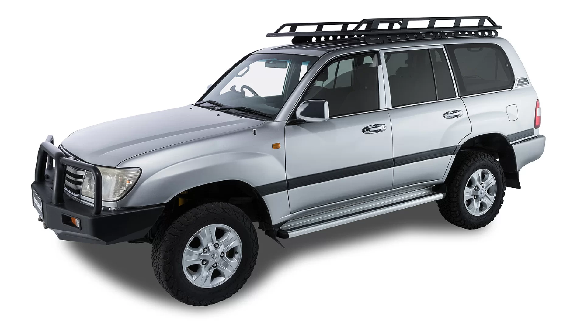 Rhino Rack JB0097 Pioneer Tradie (2128mm x 1426mm) suits Toyota Land Cruiser 5dr 100 Series with Bare Roof (1998 to 2007) - Factory Point Mount