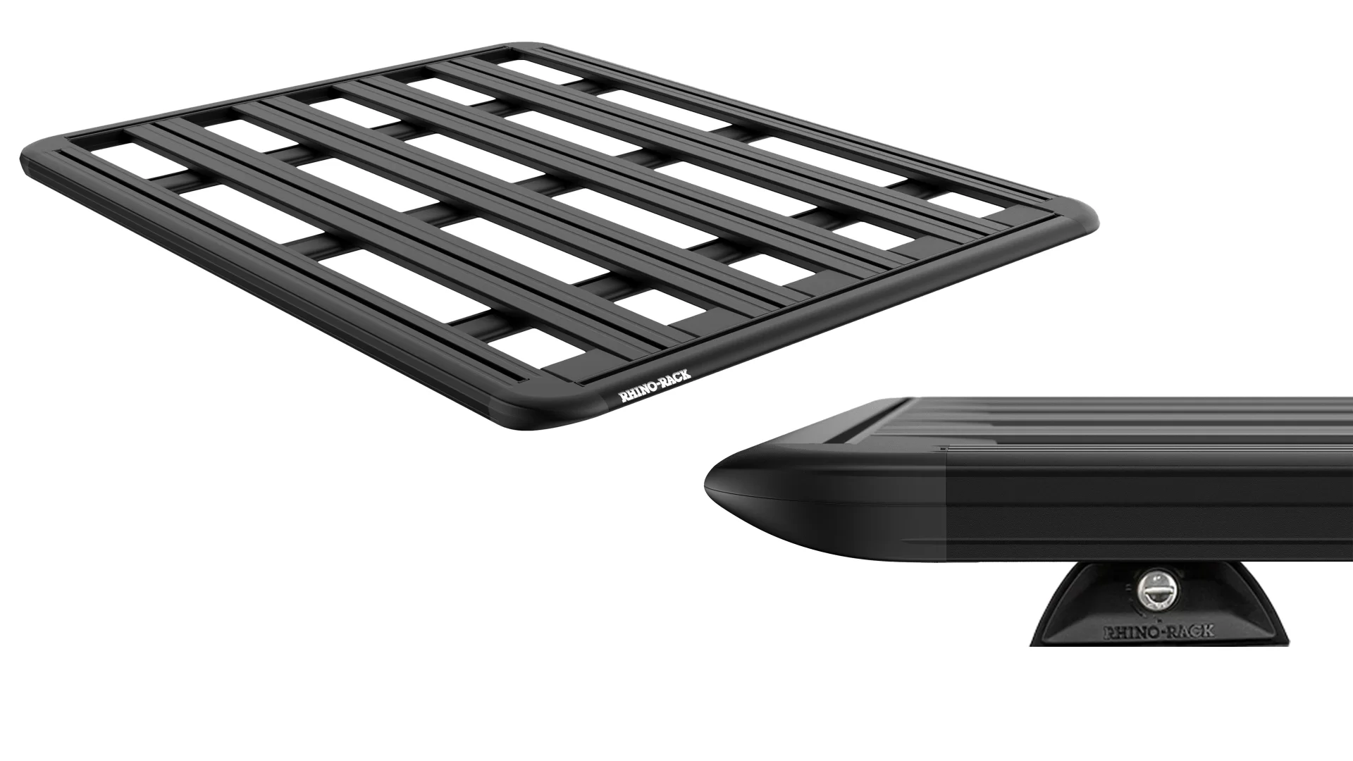 Rhino Rack JC-01769 Pioneer 6 Platform (1300mm x 1240mm) with RCL Legs for Isuzu D-Max LS-T 4dr Ute with Flush Roof Rail (2020 onwards)