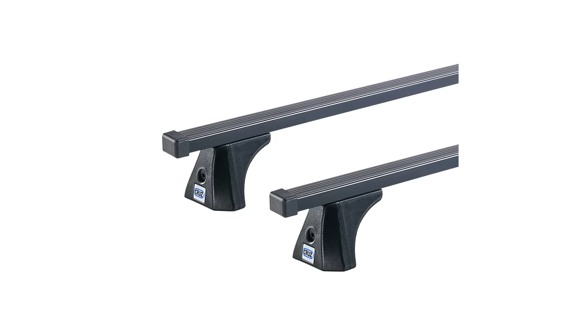 CRUZ Euro Black 2 Bar Roof Rack for Alfa Romeo Tonale 5dr SUV with Bare Roof (2023 onwards) - Clamp Mount