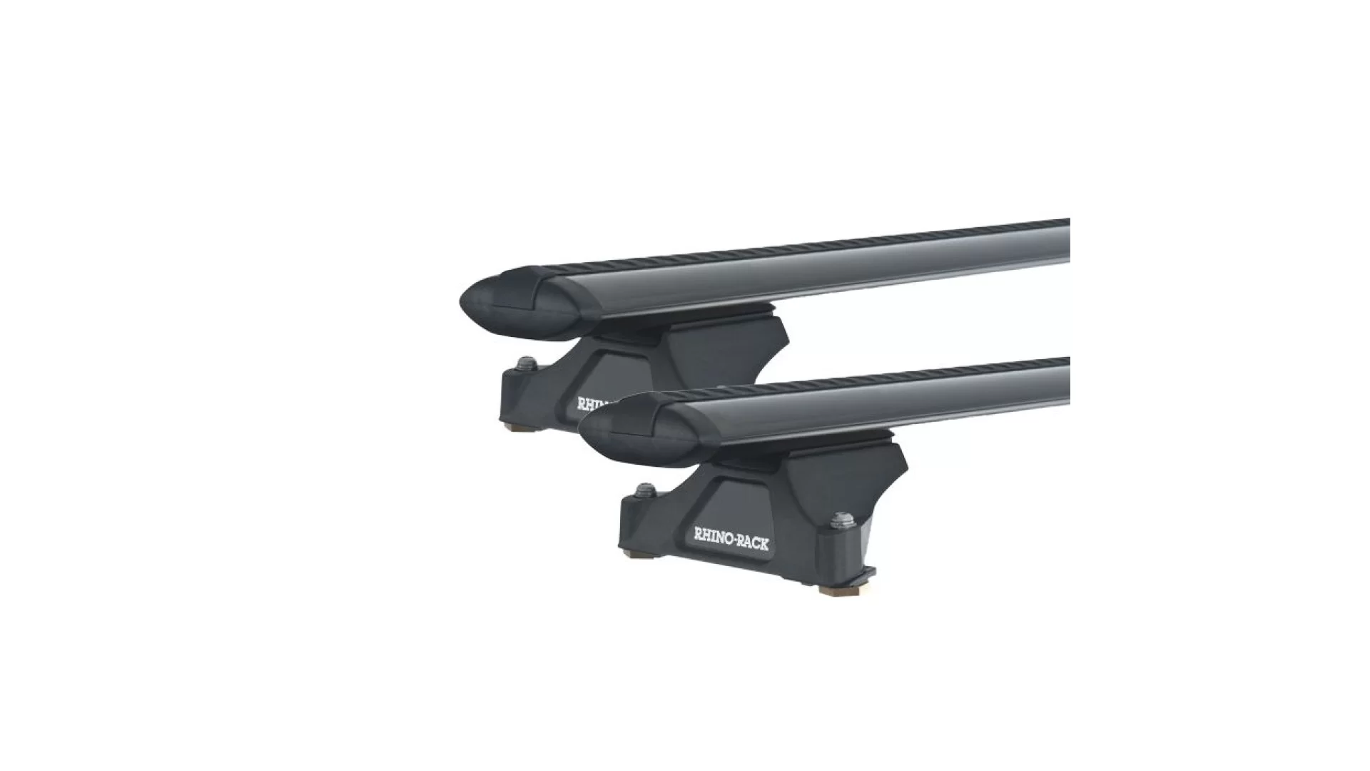 Rhino Rack JA5413 Vortex RLTP Black 2 Bar Roof Rack for Ford Transit Custom 4dr SWB Low Roof with Factory Mounting Point (2024 onwards) - Factory Point Mount