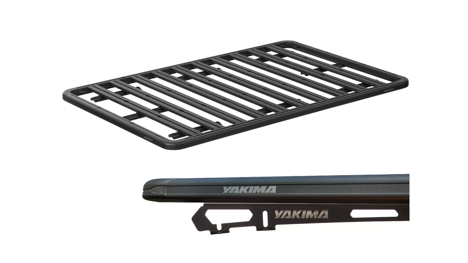 Yakima Platform S (1485mm x 1530mm) with RuggedLine spine attachment for DODGE RAM Crew Cab DS 4dr Ute with Bare Roof (2009 to 2012)