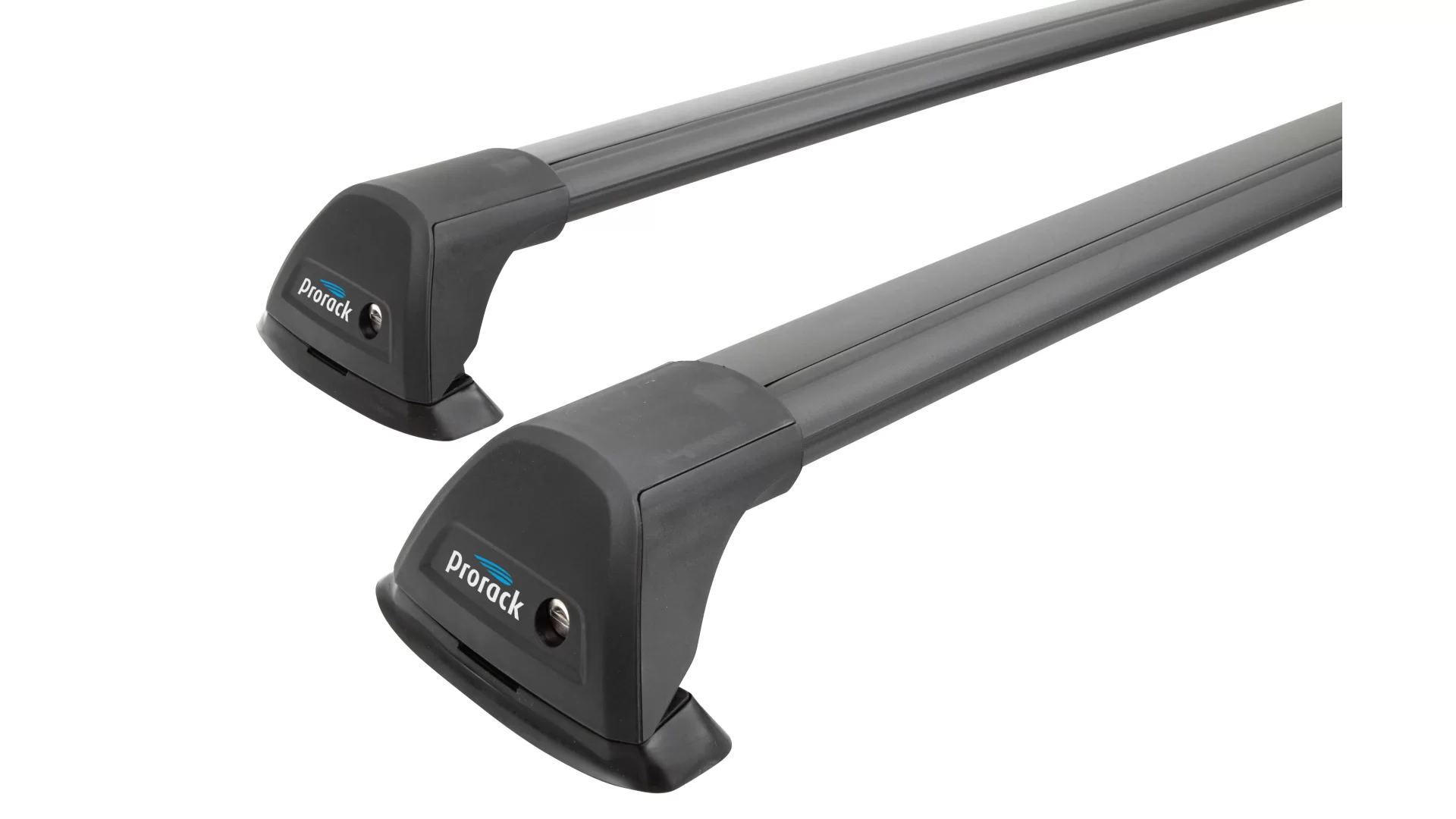 Prorack Aero Flush Black 2 Bar Roof Rack for AUDI A3/S3/RS3 4dr Sedan with Bare Roof (2013 to 2016)