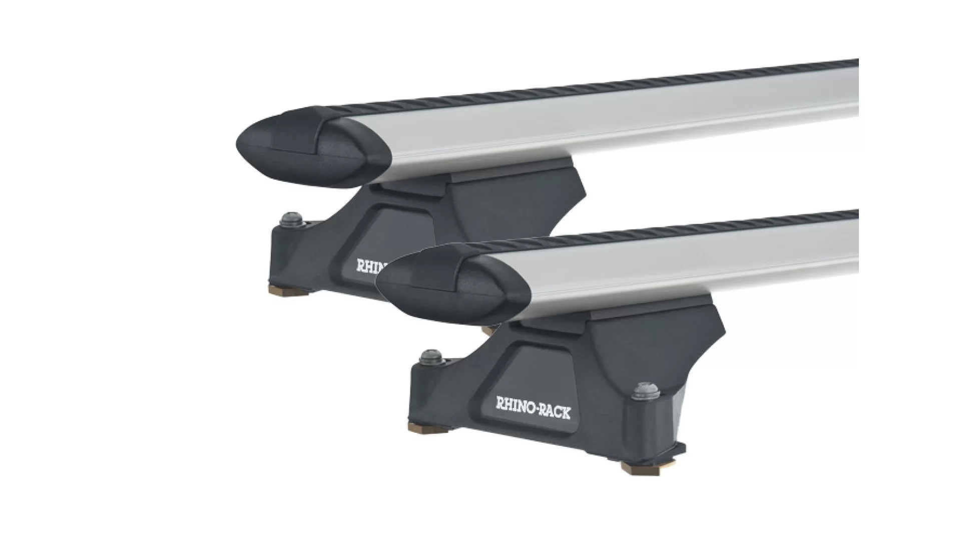 Rhino Rack JA8699 Vortex RLTP Trackmount Silver 2 Bar Roof Rack for CHRYSLER Voyager 5dr Wagon with Bare Roof (1997 to 2001)
