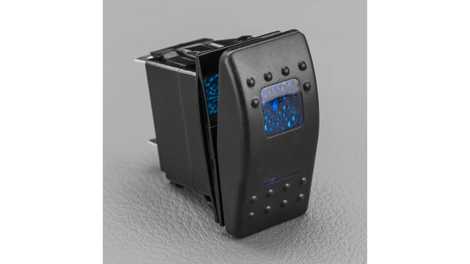 Stedi Rocker Switch For 4x4 Left Side Lights Back Lit Blue - ROKSWCH-LEFT - View 5