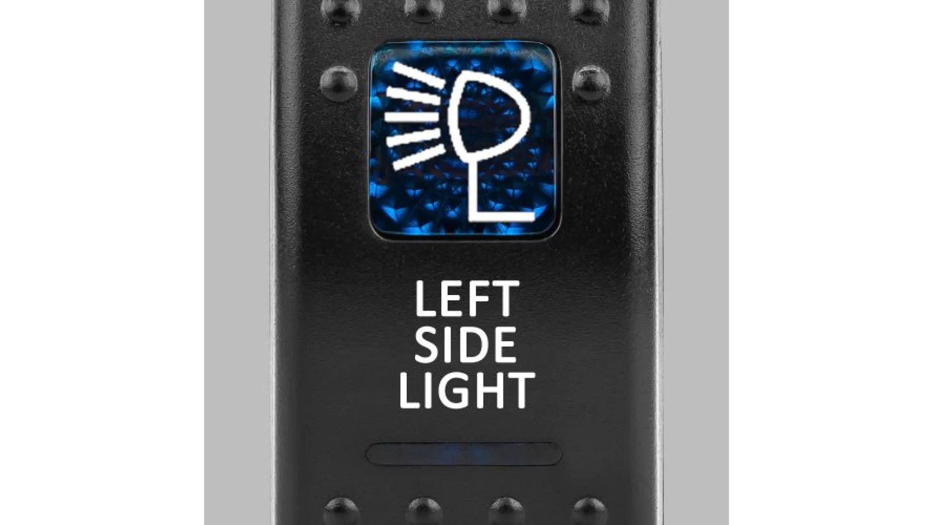 Stedi Rocker Switch For 4x4 Left Side Lights Back Lit Blue - ROKSWCH-LEFT