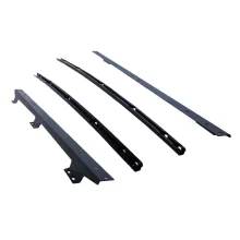 Tracklander Tough Bar Leg Kit - Mitsubishi Pajero without roofrails with moulded track 2006 - on - LBKIT73M1-02