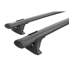 Prorack Aero Through Black 2 Bar Roof Rack for JMC Vigus 4dr Ute with Bare Roof (2015 onwards)