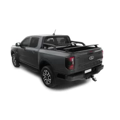Rhino Rack JC-01571 Vortex RCH Black 2 Bar Roof Rack for Ford Ranger P703 4dr Ute with Bare Roof (2022 onwards) - Factory Point Mount