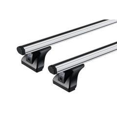 CRUZ Cargo Silver 2 Bar Roof Rack for Iveco Daily 3520/H2 - 3 fixpoint (10.8 m3) SWB High Roof with Factory Mounting Point (2014 onwards) - Factory Point Mount