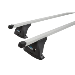 Prorack Standard Through Bar Silver 2 Bar Roof Rack for JMC Vigus 4dr Ute with Bare Roof (2015 onwards)