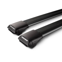 Yakima Aero RailBar Black 2 Bar Roof Rack for CHERY J11 5dr SUV with Raised Roof Rail (2010 onwards)
