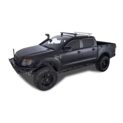 Ford Ranger PX (Double Cab) | Heavy Duty RLT600 Black 1 Bar Front Roof Rack | Rhino-Rack