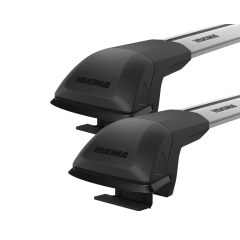 Yakima JetStream FX TimberLine Silver 2 Bar Roof Rack for Haval H6 5dr SUV with Raised Roof Rail (2016 to 2021) - Raised Rail Mount