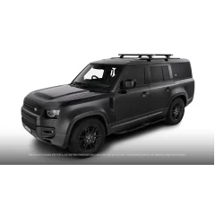 Rhino Rack JC-01932 Reconn-Deck 2 Bar Roof Rack System for Land Rover Defender 130 Gen2 5dr SUV with Factory Fitted Track (2023 onwards) - Track Mount