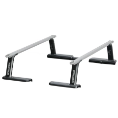 Yakima OutPost HD Black 2 Bar Roof Rack for RAM 1500 DT 4dr Ute DT with Bare Roof (2019 onwards) - Clamp Mount