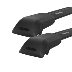 Yakima JetStream FX Flush Bar Black 2 Bar Roof Rack for LDV D90 5dr SUV with Factory Mounting Point (2017 onwards)