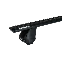 Rhino Rack JC-04572 Sportz 2500 Black 1 Bar Front Roof Rack for Ford Ranger P703 4dr Ute with Bare Roof (2022 onwards) - Clamp Mount