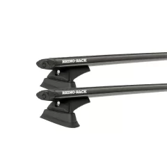 Rhino Rack JB0026 Vortex RCL Trackmount Black 2 Bar Roof Rack for DAIHATSU Handivan 2dr Van with Bare Roof (1999 to 2002)