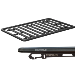 Yakima LockNLoad Platform E (1235 X 2130mm) with RuggedLine spine attachment for Isuzu MU-X LS-T 5dr SUV with Raised Roof Rail (2013 to 2021) - Factory Point Mount