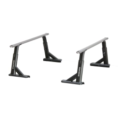 Yakima OverHaul HD Black 2 Bar Roof Rack for RAM 1500 DT 4dr Ute DT with Bare Roof (2019 onwards) - Clamp Mount