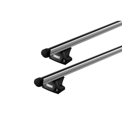 Thule ProBar Evo Silver 2 Bar Roof Rack for FIAT 500X 5dr SUV with Flush Roof Rail (2015 onwards)