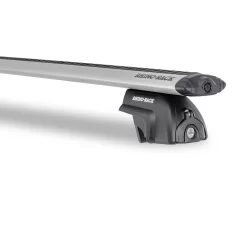 Rhino Rack JA9143 Vortex SX Silver 2 Bar Roof Rack for Nissan Patrol Y62 5dr SUV with Raised Roof Rail (2012 onwards) - Flush Rail Mount