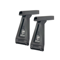 Rhino Rack JA0638 Heavy Duty RL280 Black 2 Bar Roof Rack for SUZUKI Carry 2dr Van with Bare Roof (1990 to 1999)