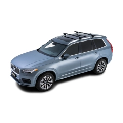 Rhino Rack JB1646 Vortex SX Black 2 Bar Roof Rack for Volvo XC90 5dr SUV with Raised Roof Rail (2015 onwards) - Flush Rail Mount