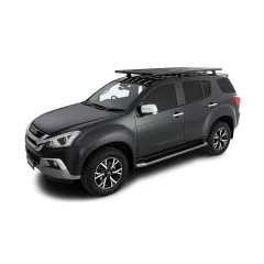Rhino Rack JB1362 Pioneer Platform (2128mm x 1236mm) with RLT Legs for Isuzu MU-X LS-T 5dr SUV with Raised Roof Rail (2013 to 2021) - Track Mount