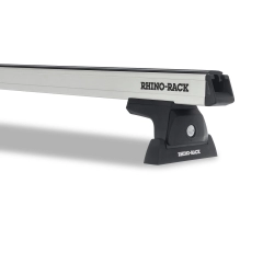 Rhino Rack JA7940 - Heavy Duty RLT600 Ditch Mount Silver 1 Bar Roof Rack for RAM 1500 4dr 4dr Ute from 2011