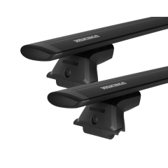 Yakima JetStream Thru bar Black 2 Bar Roof Rack for LDV D90 5dr SUV with Factory Mounting Point (2017 onwards)
