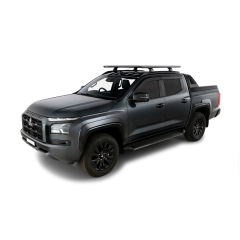 Rhino Rack JC-02143 Pioneer 6 Platform (1500mm x 1240mm) with RX200-4 legs for Mitsubishi Triton MV (GSR) 4dr Ute with Flush Roof Rail (2024 onwards) - Flush Rail Mount