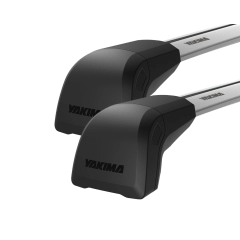 Yakima JetStream FX Silver 2 Bar Roof Rack for RAM 1500 4dr Ute with Bare Roof (2019 onwards) - Clamp Mount