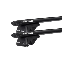 Rhino Rack JA9137 Vortex SX Black 2 Bar Roof Rack for DAEWOO Matiz 5dr Hatch with Raised Roof Rail (1999 to 2004)