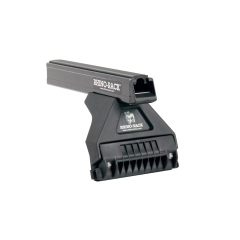 Rhino Rack JA0675 Heavy Duty RL110 Black 3 Bar Roof Rack suits Toyota Land Cruiser Prado 5dr 90 Series with Bare Roof (1996 to 2002) - Gutter Mount