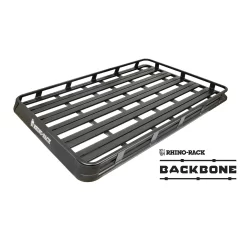 Rhino Rack JA8949 Pioneer Tray (2000mm x 1330mm) for Nissan Patrol Y62 5dr SUV with Raised Roof Rail (2012 onwards) - Factory Point Mount