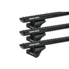 Rhino Rack JC-05069 Sportz RLTP Black 3 Bar Roof Rack for Renault Master X62 4dr LWB High Roof with Factory Mounting Point (2011 onwards) - Factory Point Mount
