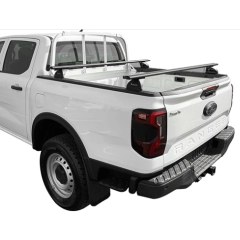 Yakima LNL TrimHD Black 2 Bar Roof Rack for Ford Ranger P703 4dr Ute with Bare Roof (2022 onwards) - Factory Point Mount