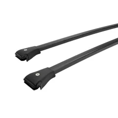 Prorack Standard Rail Bar Black 2 Bar Roof Rack for TOYOTA Rav 4 20 Series 3dr SUV with Raised Roof Rail (2000 to 2006)