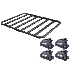 Thule 7106 Caprock S (1500 x 1330mm) Platform for Opel Astra 5dr Wagon with Flush Roof Rail (2007 to 2010) - Flush Rail Mount