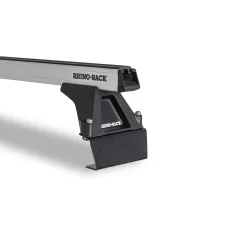 Rhino Rack JA1029 - Heavy Duty RLTF Silver 2 Bar Roof Rack for ISUZU F-Series 2dr 2dr Truck from 1986