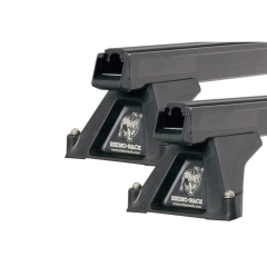Rhino Rack JA6429 Heavy Duty RLTF Black 2 Bar Roof Rack for LDV V80 2dr LWB Hi Roof with Bare Roof (2013 onwards)