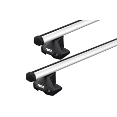 Thule ProBar Evo Silver 2 Bar Roof Rack for FIAT 500L 5dr Hatch with Bare Roof (2012 to 2017)