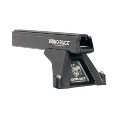 Rhino Rack JA0984 Heavy Duty RLTF Black 4 Bar Roof Rack for Mercedes Benz Sprinter NCV3 4dr SWB Low Roof with Bare Roof (2006 to 2018) - Factory Point Mount