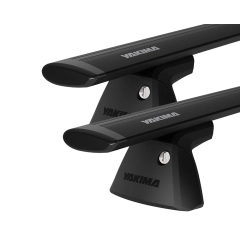 Yakima JetStream BaseLine Black 2 Bar Roof Rack for RAM 1500 4dr Ute with Bare Roof (2019 onwards) - Clamp Mount