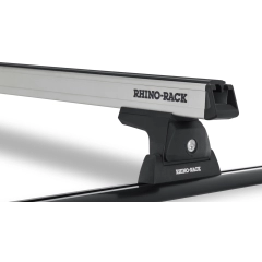 Rhino Rack JB0274 - Heavy Duty RLT600 Trackmount Silver 1 Bar Roof Rack for ISUZU D-Max 2dr Space Cab Ute from 2012